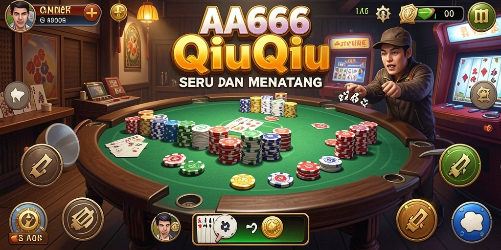 Screenshot gameplay QiuQiu yang menarik di AA666.