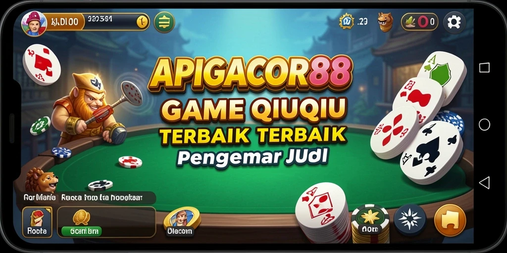 Tampilan menarik dari gameplay QiuQiu di APIGACOR88.
