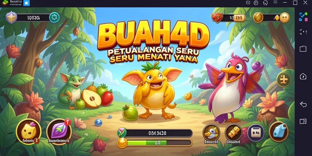 Tampilan gameplay BUAH4D yang mendebarkan dan menarik.