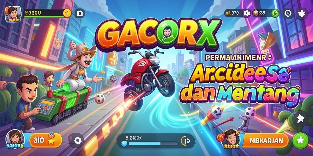 Screenshot gameplay GACORX yang menunjukkan aksi seru dan tantangan dalam permainan Arcade.