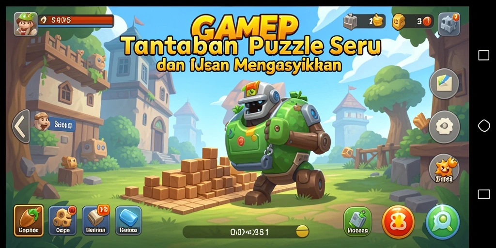 Gameplay seru dari GAMERP dengan tantangan puzzle menarik.