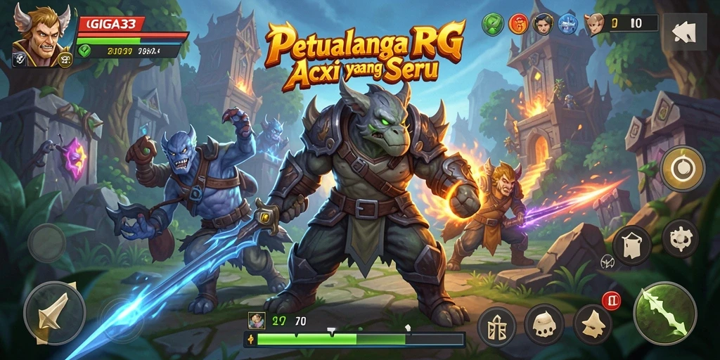 Gameplay ARPG yang mendebarkan dengan grafis memukau.