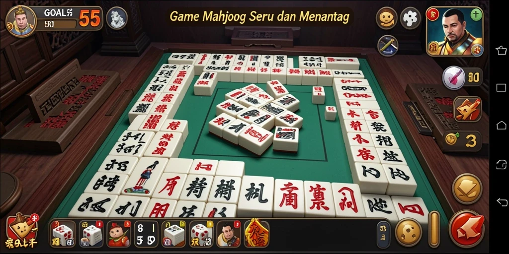 Gameplay seru dan menantang di GOAL55.