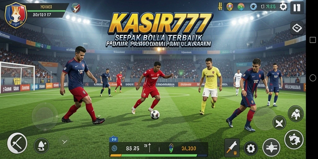 Gameplay KASIR777 yang mengesankan dalam aksi sepak bola.