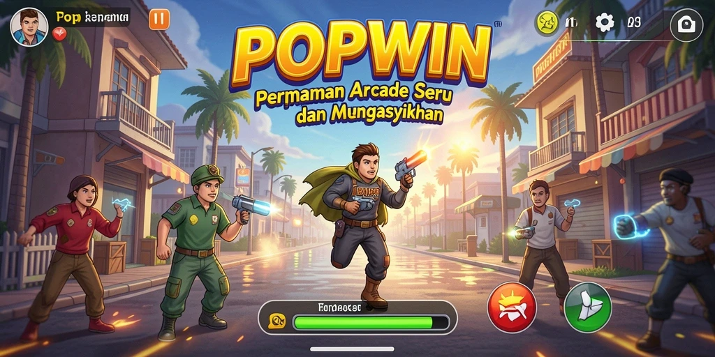 Tampilan menarik gameplay seru dari POPWIN dalam setiap levelnya.