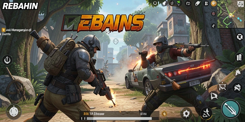 Screenshot menampilkan aksi seru dalam permainan TPS REBAHIN.