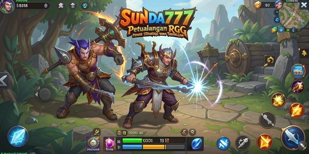 Tampilan menawan dari gameplay RPG SUNDA777 yang mendebarkan.