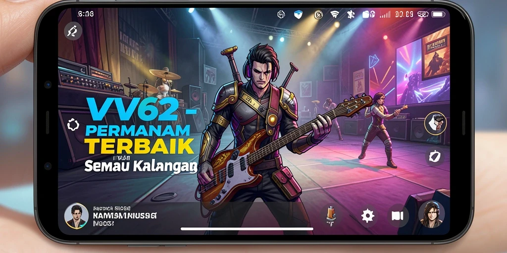 Tampilan gameplay seru dan interaktif dari VV62.